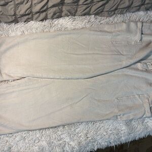 Cream Casual Pants